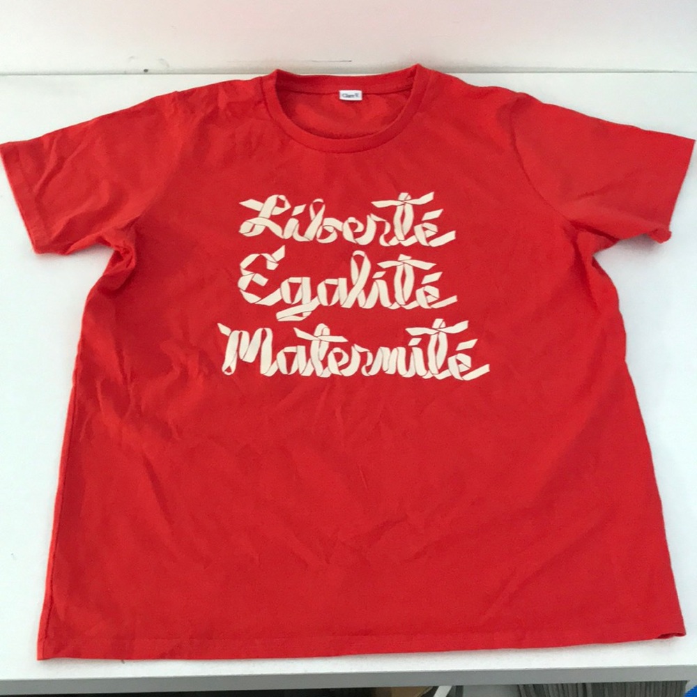 Clare V Liberté Egalité Maternité T Shirt